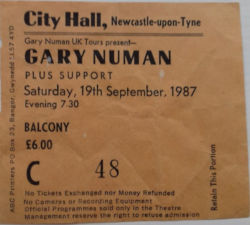 Newcastle Ticket 1987